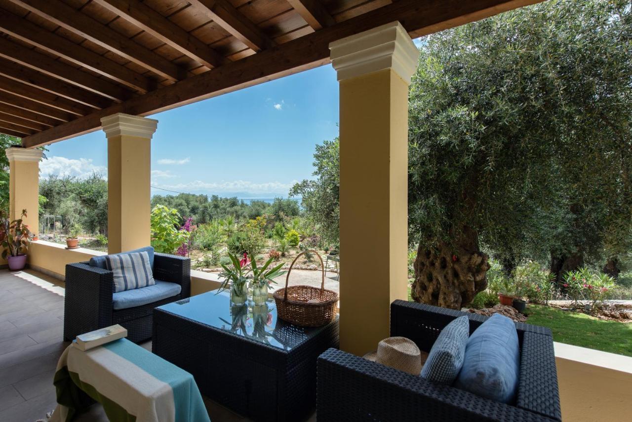 Terra Rossa By Konnect, Views To Ionian Sea Villa Spartylas Exterior photo